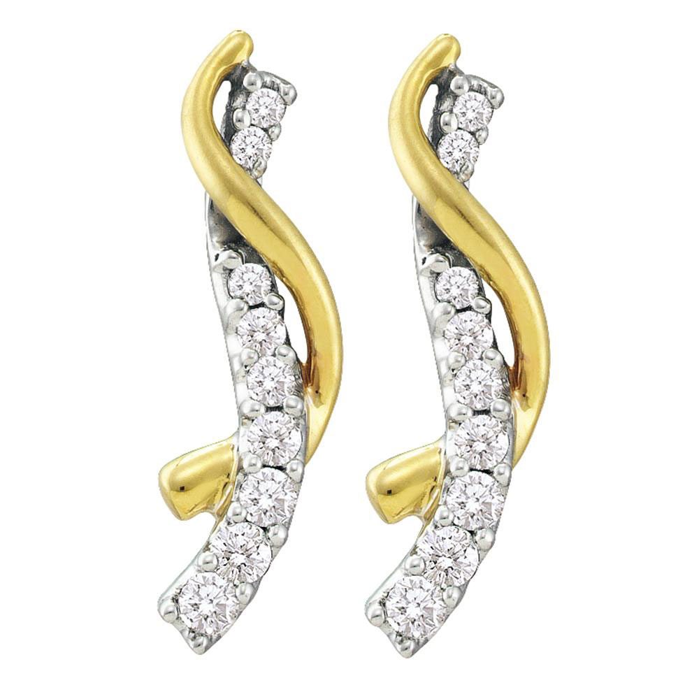 Express Earrings Long Diamond Shape Gold Toned Dangle New | eBay